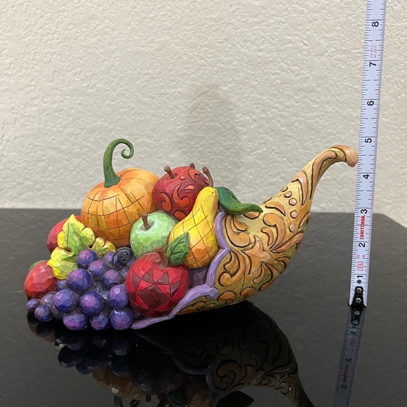 Jim Shore Heartwood Creek HORN OF PLENTY Harvest Cornucopia Figurine - Picture 9 of 11